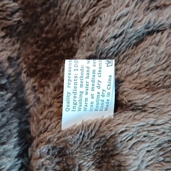 Z&I Womans‎ Black Out Door Brown Fur lined Jacket Coat Hooded  Packable S - Picture 4 of 11